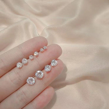 S925 Silver Zircon Earrings
