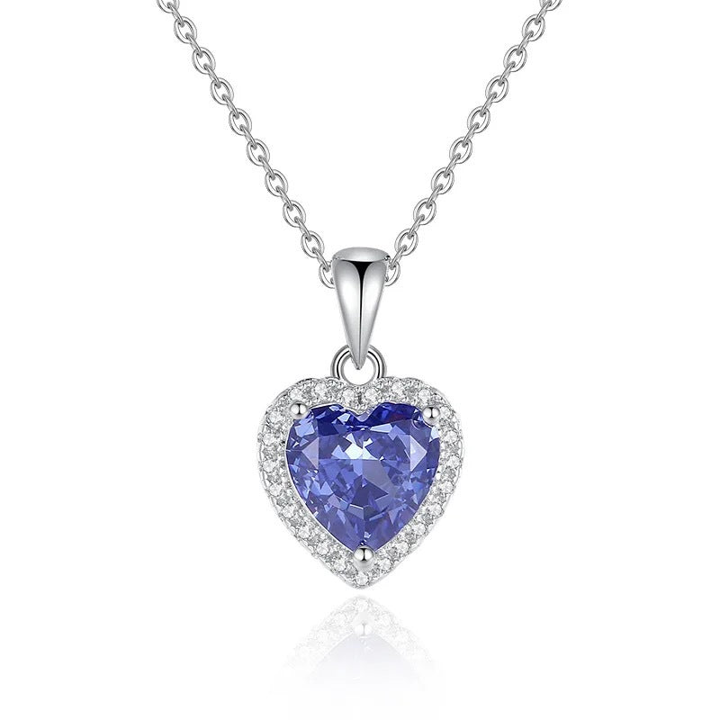 S925 Sterling Silver Heart Pendant Necklace