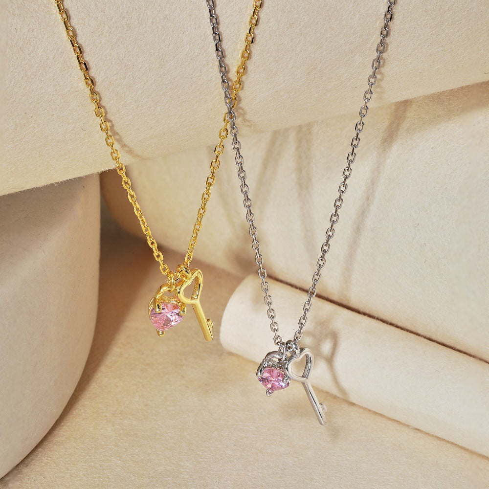 S925 Sterling Silver Heart Pendant Necklace