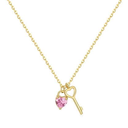 S925 Sterling Silver Heart Pendant Necklace