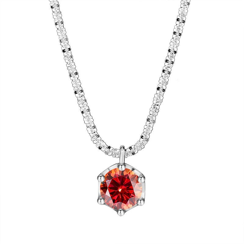 S925 Sterling Silver Moissanite Necklace