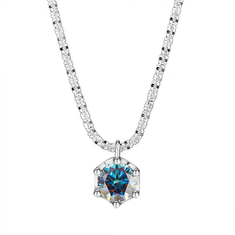 S925 Sterling Silver Moissanite Necklace