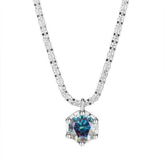 S925 Sterling Silver Moissanite Necklace