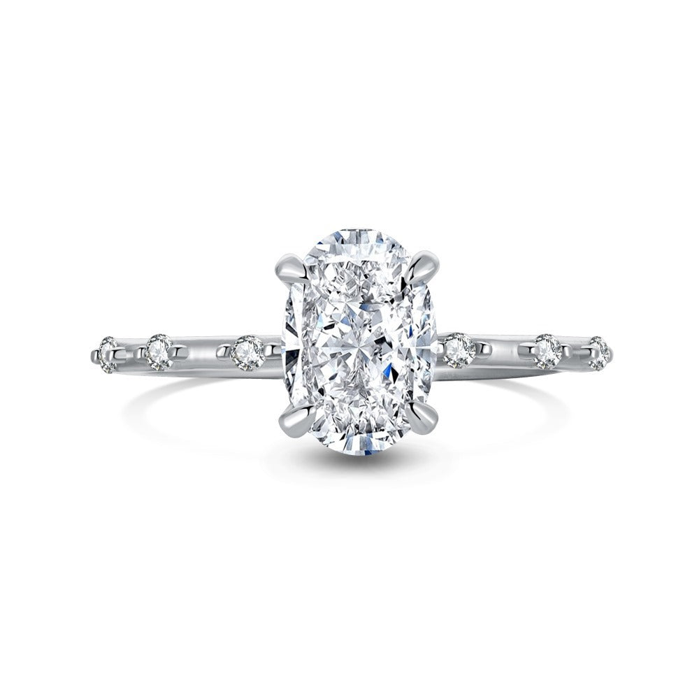 S925 Sterling Silver Zircon Ring