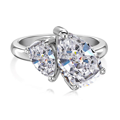 S925 Sterling Silver Zircon Ring