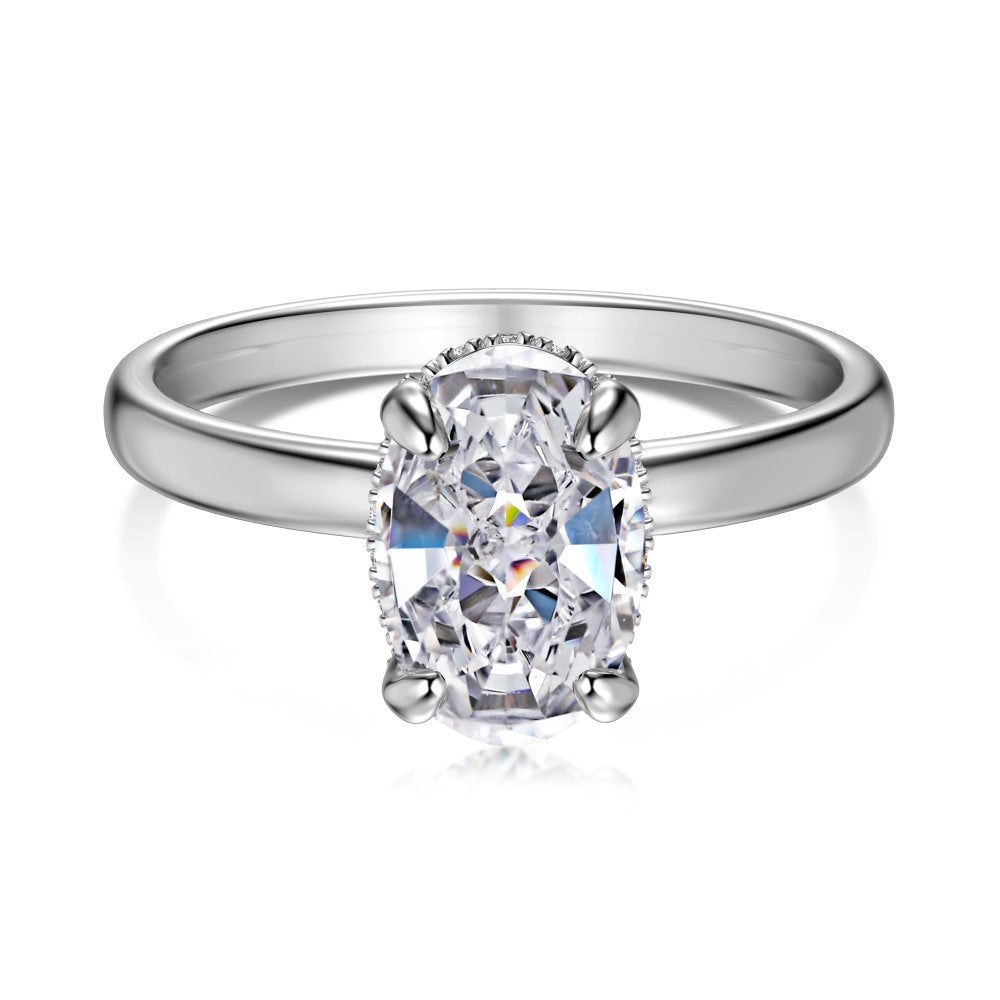 S925 Sterling Silver Zircon Ring