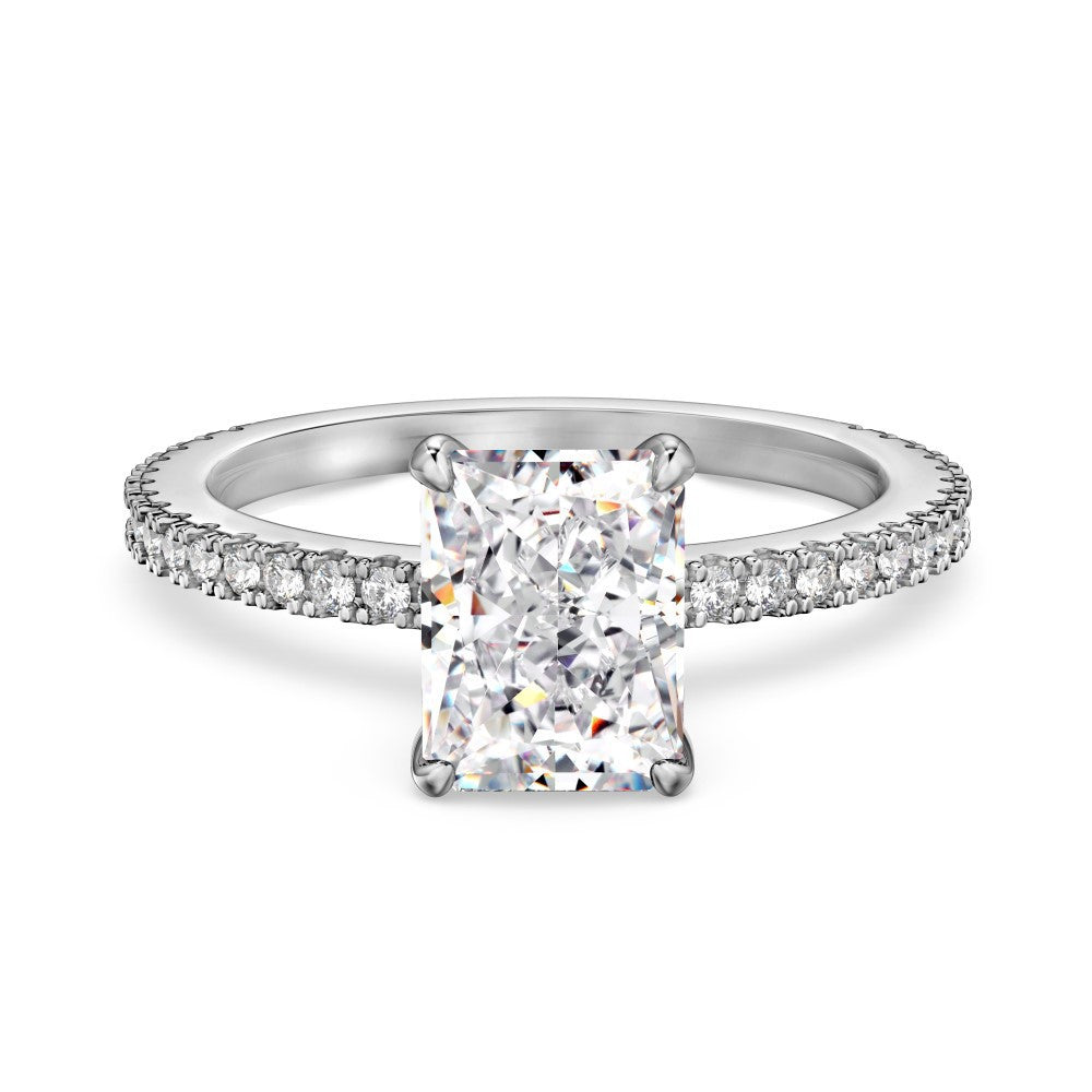 S925 Sterling Silver Zircon Ring