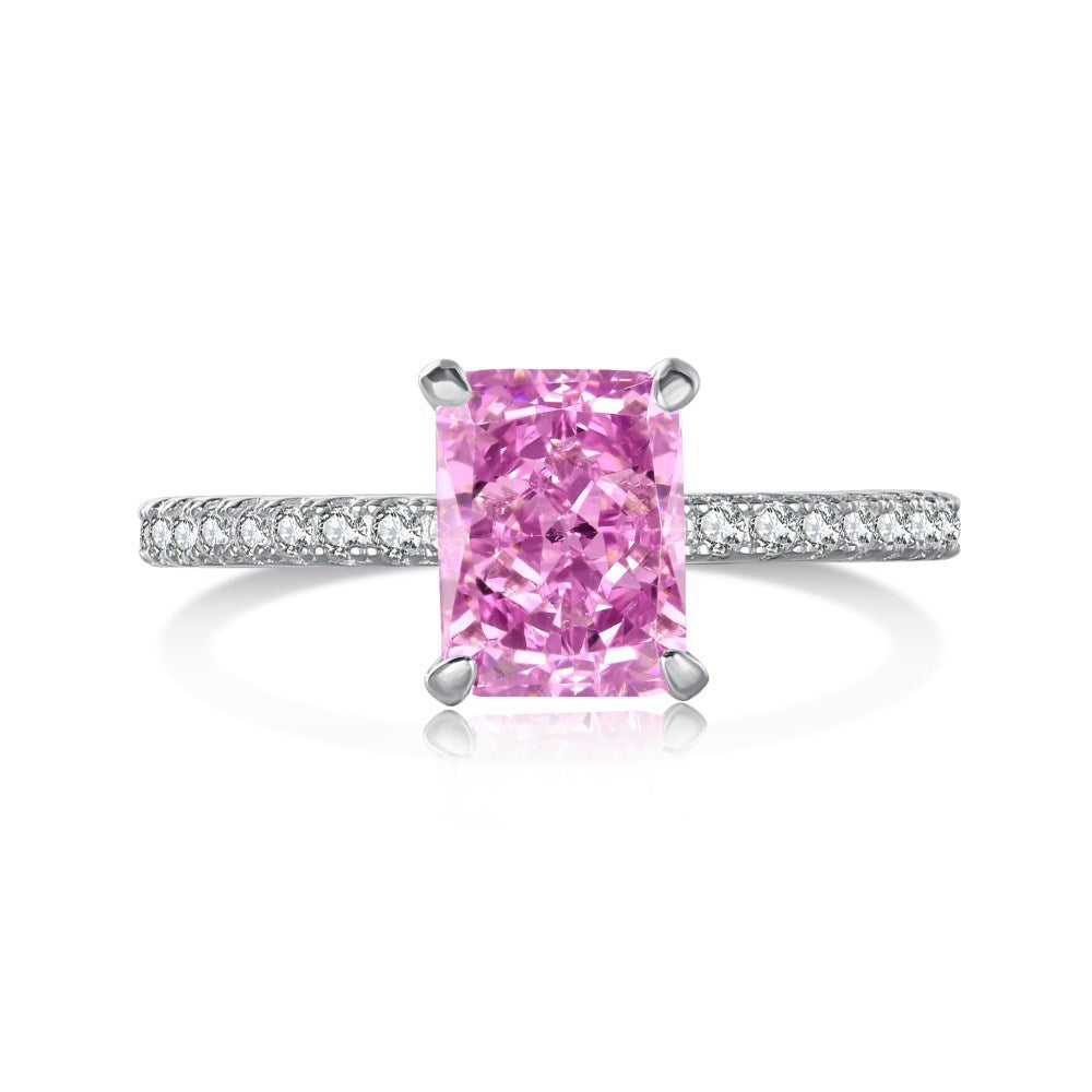 S925 Sterling Silver Zircon Ring