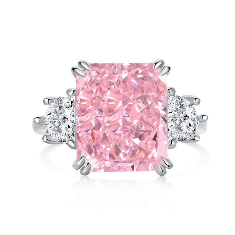 S925 Sterling Silver Zircon Ring