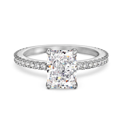 S925 Sterling Silver Zircon Ring