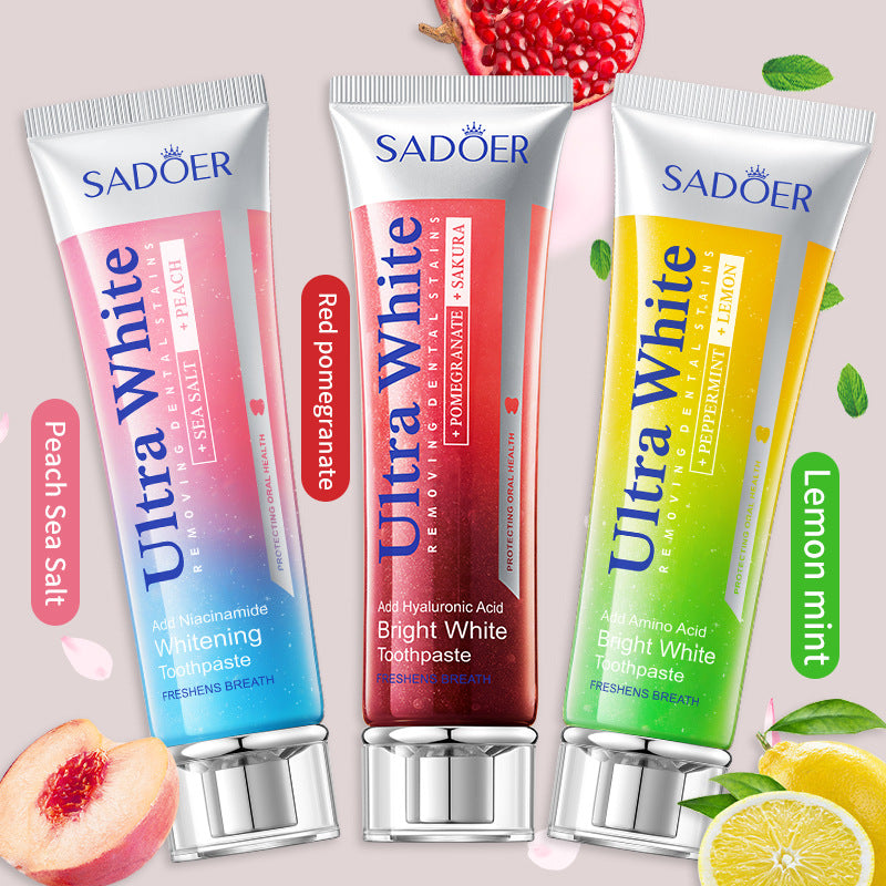 SADOER Whitening Toothpaste with Stain Removal