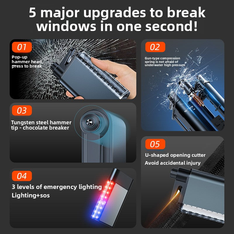 Safety Hammer Flashlight