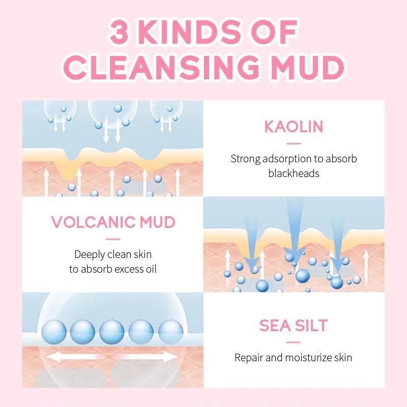 Sakura Mud Face Mask Deep Cleansing