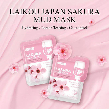 Sakura Mud Face Mask Deep Cleansing