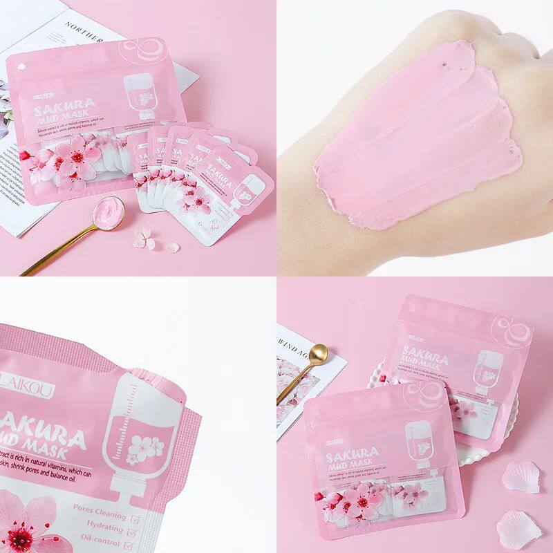 Sakura Mud Face Mask Deep Cleansing