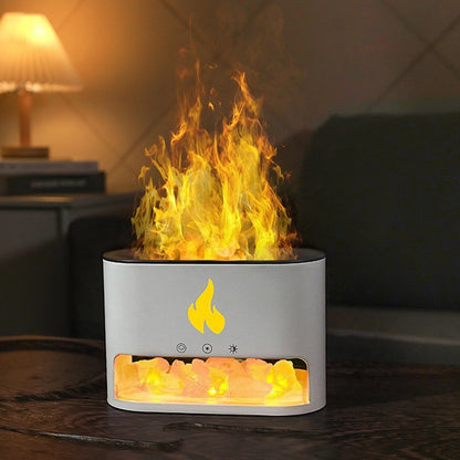 Salt Stone Volcanic Aromatherapy Machine USB Small Air Humidifier Diffuser