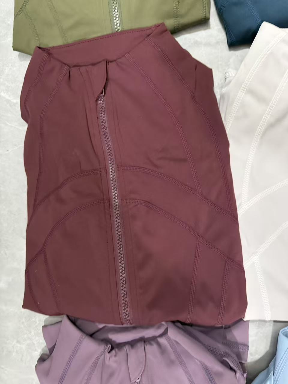Same Define Zhao Ruth Yoga Jacket Slim-fit Sports Fitness Jacket Women's Top Autumn and Winter