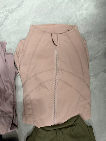 Same Define Zhao Ruth Yoga Jacket Slim-fit Sports Fitness Jacket Women's Top Autumn and Winter