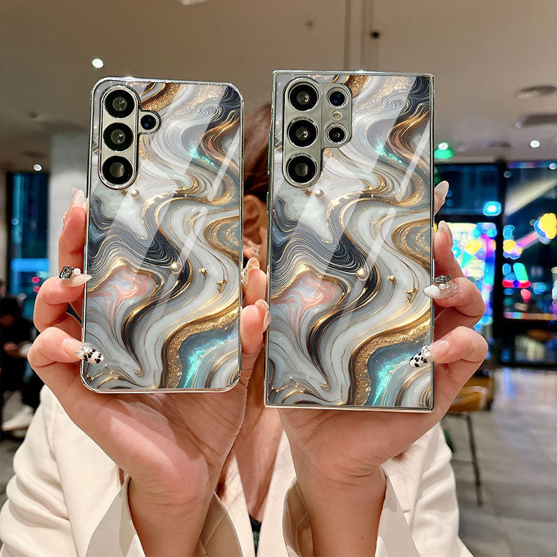 Samsung Galaxy Electroplated Glass Phone Case