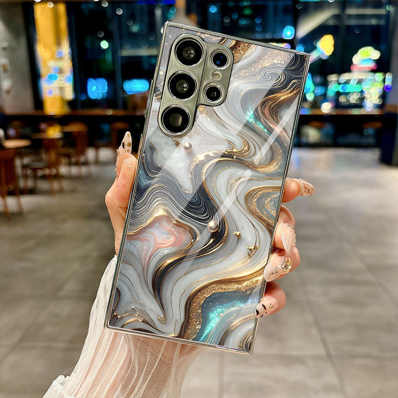 Samsung Galaxy Electroplated Glass Phone Case