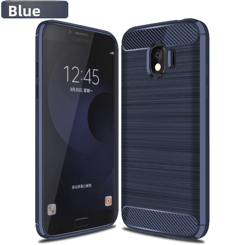Samsung J2 Pro 2018 TPU Protective Case Carbon Fiber Design