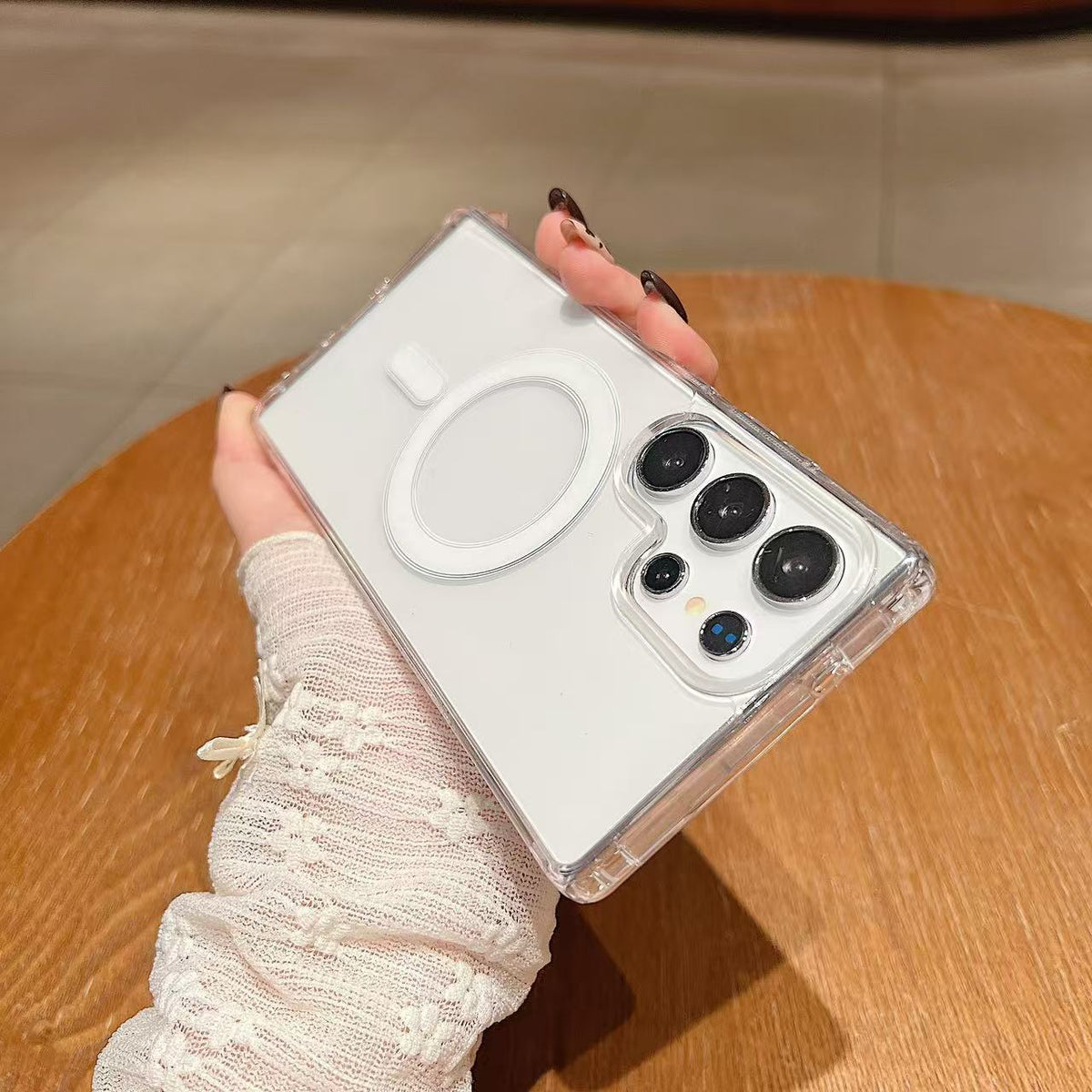 Samsung Magnetic Phone Case Transparent
