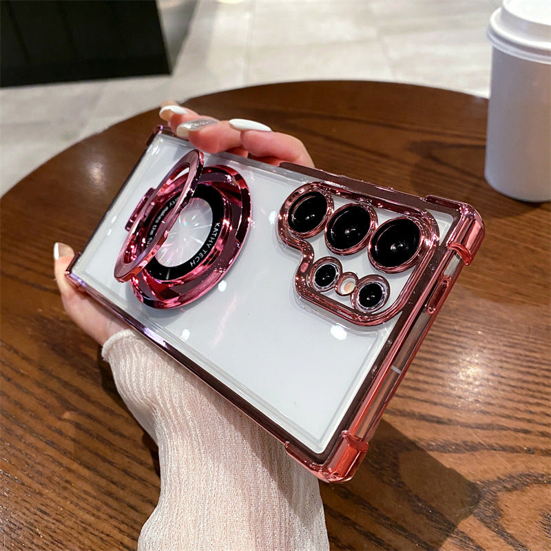 Samsung Phone Case with Magnetic Stand and Shockproof Protection