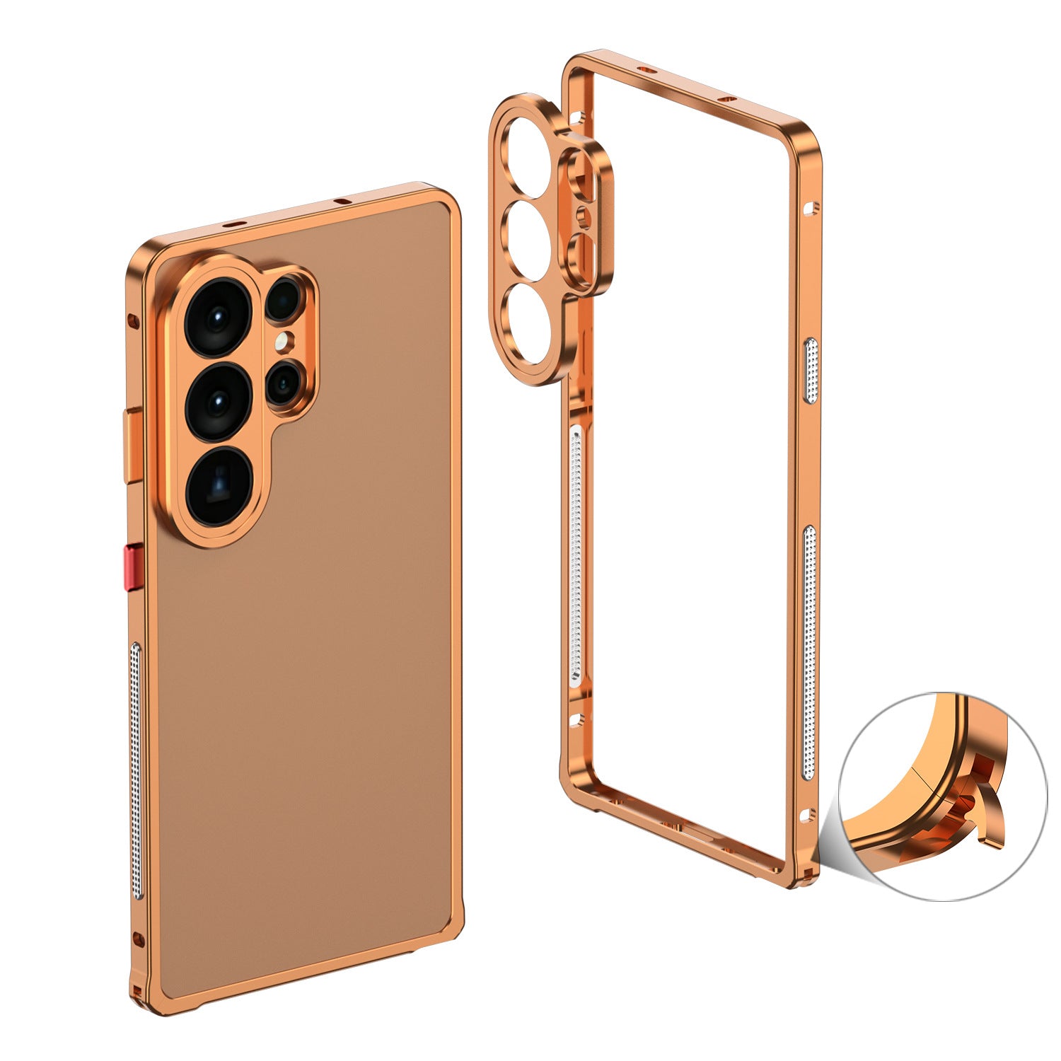 Samsung Phone Cooling Case with Lens Protection
