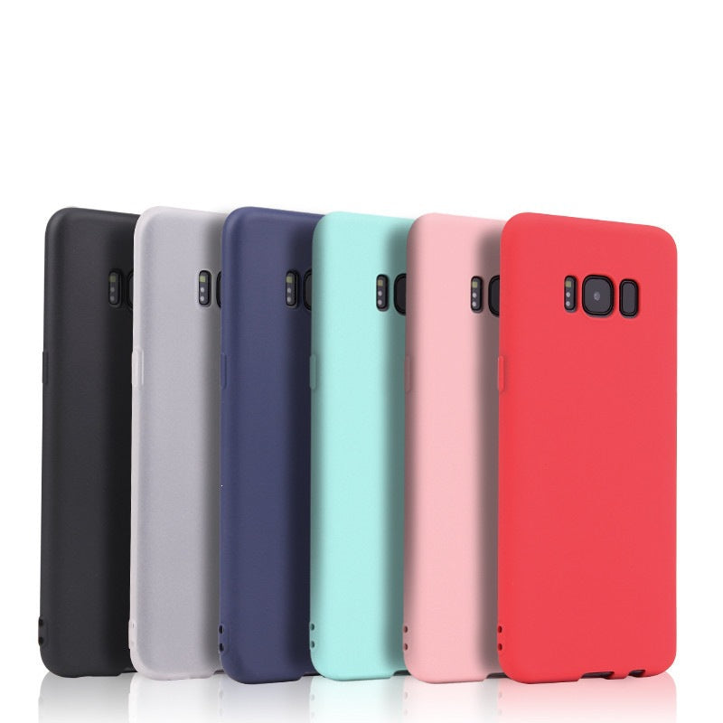 Samsung S8 Mobile Phone Case, Matte Note9 Candy Color Tpu Protective Case