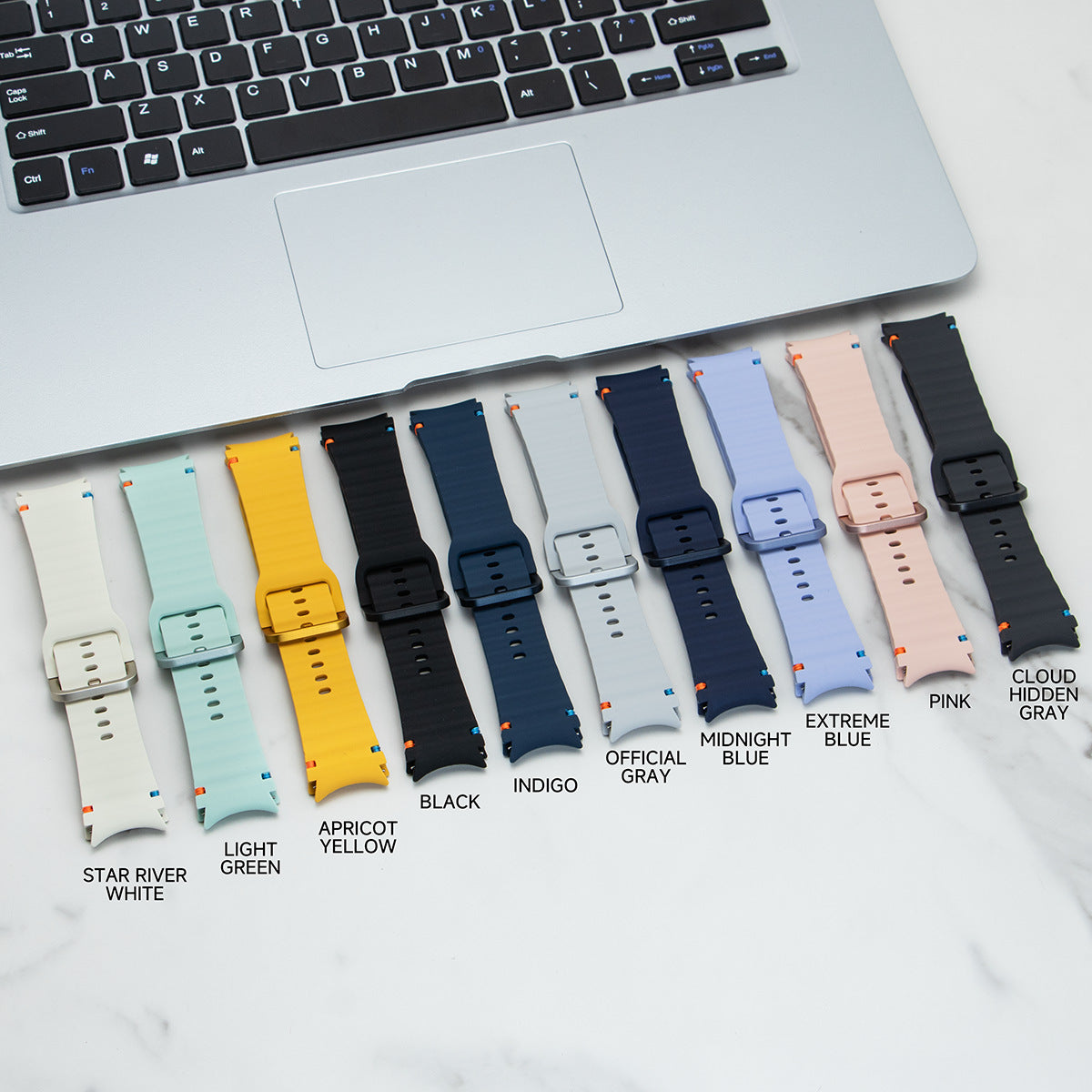 Samsung Wave-Texture Silicone Watch Band