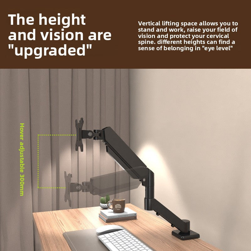 Sanco T1 Monitor Stand Robotic Arm Desk Clamp Perforated Installation for 17-35 inch Screens Computer Accessories
