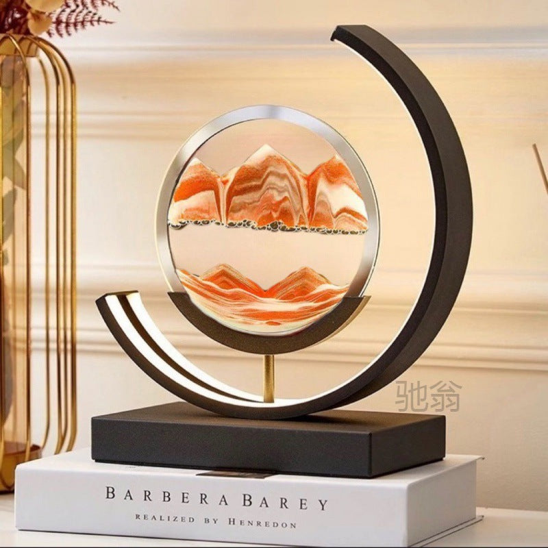 sand painting decorative table lamp