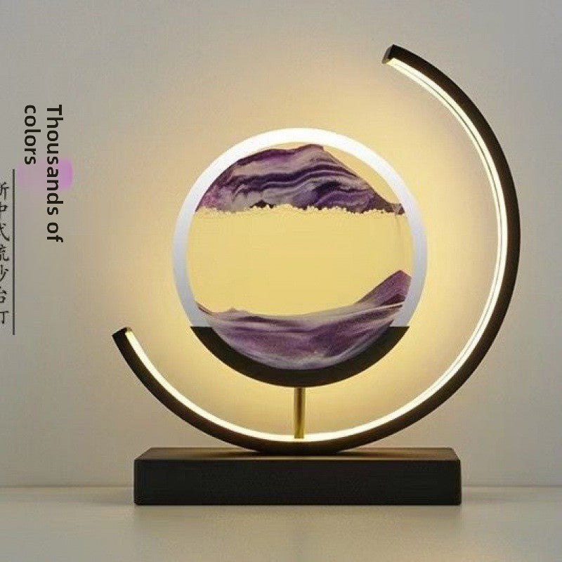 sand painting decorative table lamp