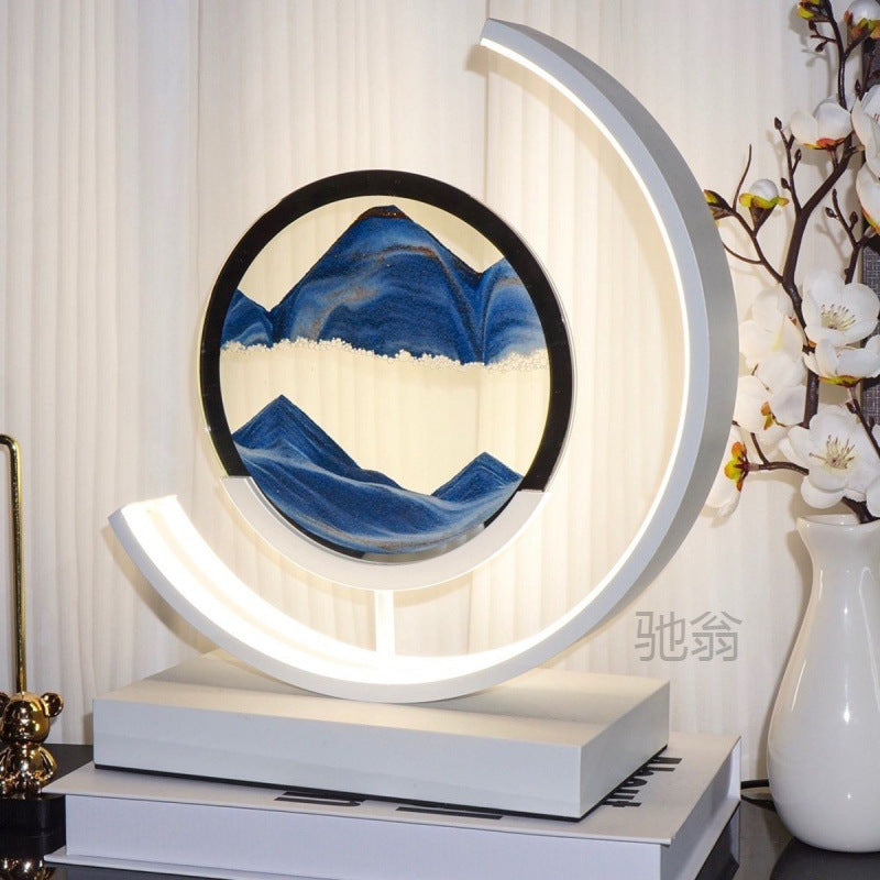 sand painting decorative table lamp