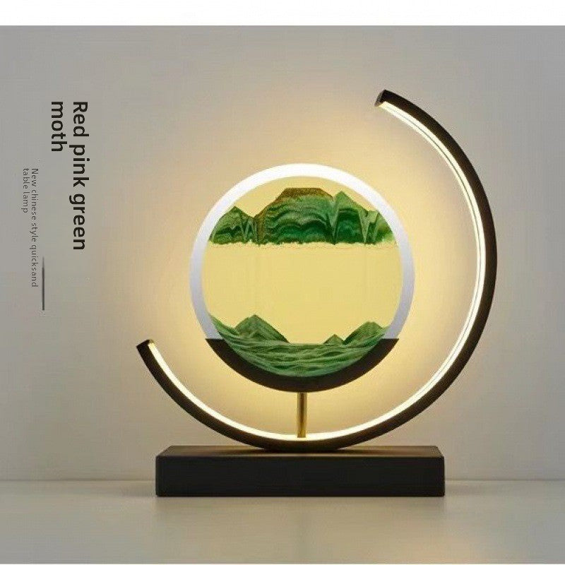 sand painting decorative table lamp