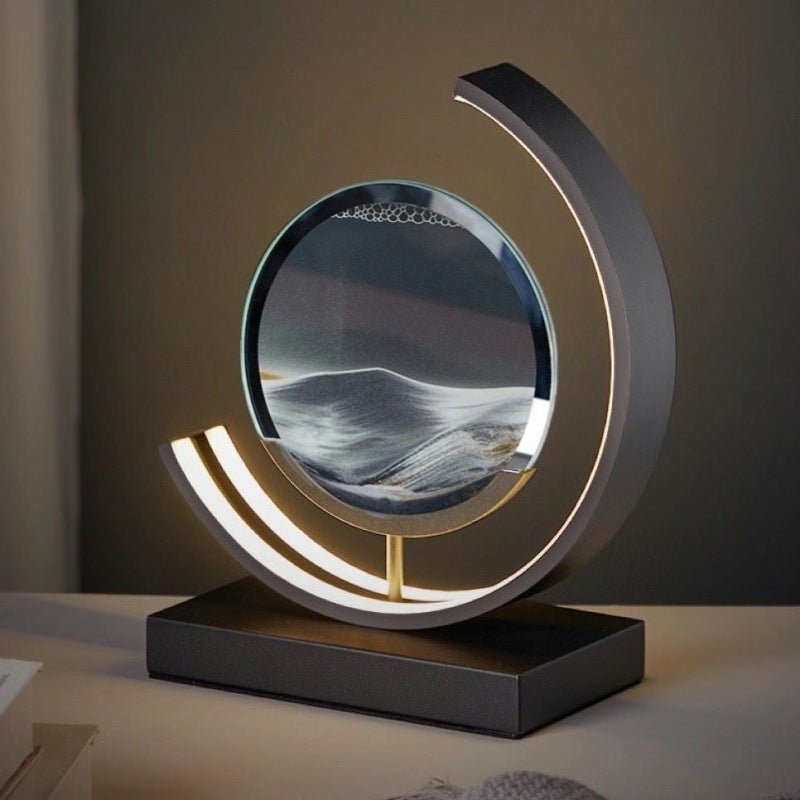 sand painting decorative table lamp