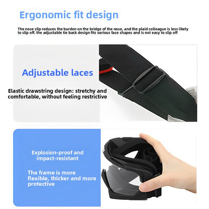 Sand-proof helmet with protective visor