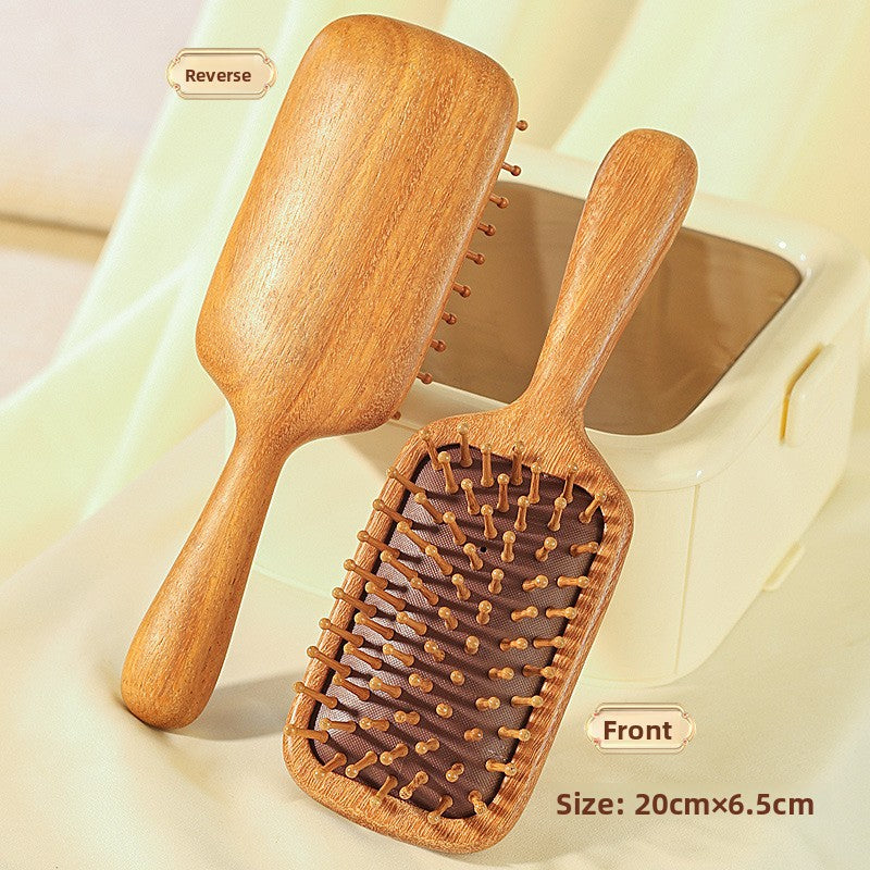 Sandalwood Air Cushion Massage Comb Portable Anti-static