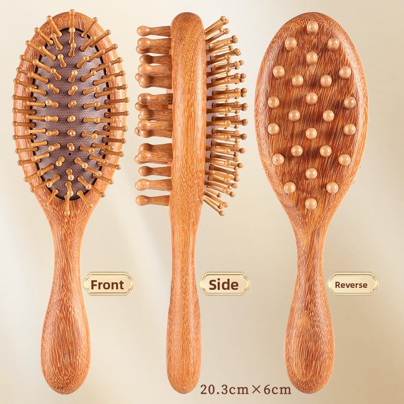 Sandalwood Air Cushion Massage Comb Portable Anti-static