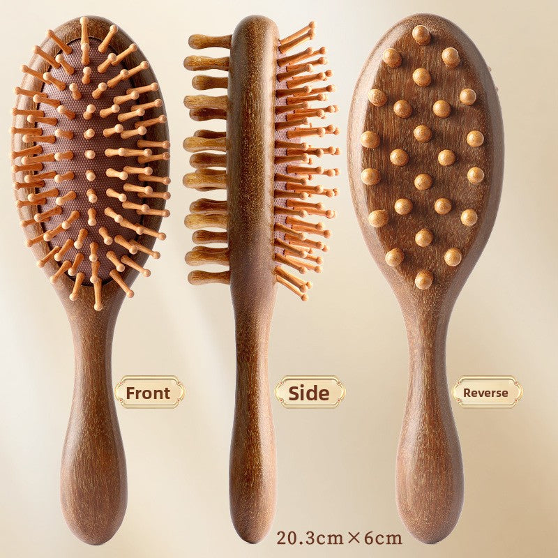 Sandalwood Air Cushion Massage Comb Portable Anti-static
