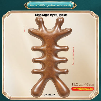 Sandalwood Air Cushion Massage Comb Portable Anti-static