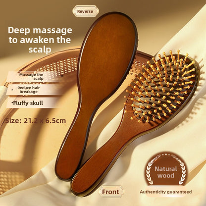 Sandalwood Air Cushion Massage Comb Portable Anti-static