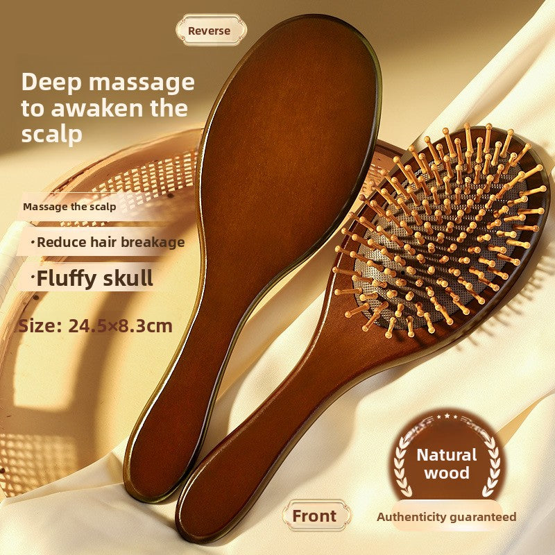 Sandalwood Air Cushion Massage Comb Portable Anti-static