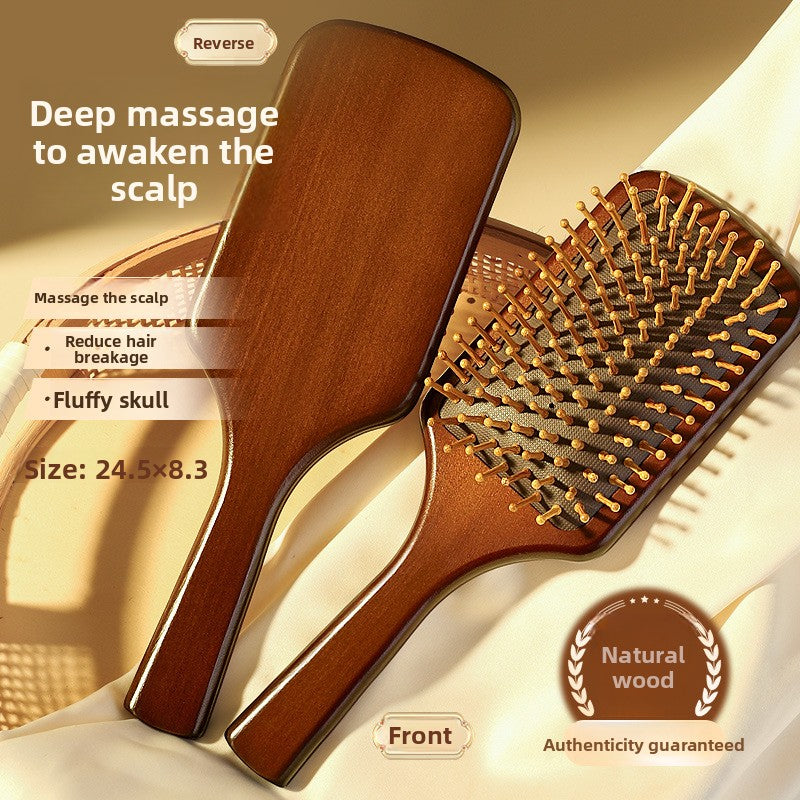 Sandalwood Air Cushion Massage Comb Portable Anti-static