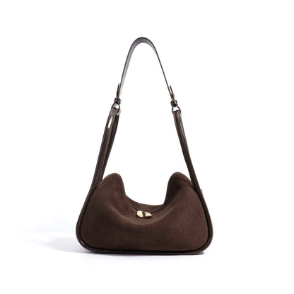 Sandblasted shoulder bag