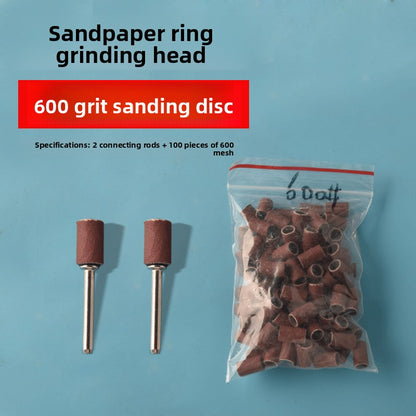 Sandpaper ring grinding head