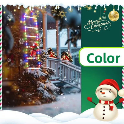 Santa Claus LED Ladder Light for Christmas Decoration