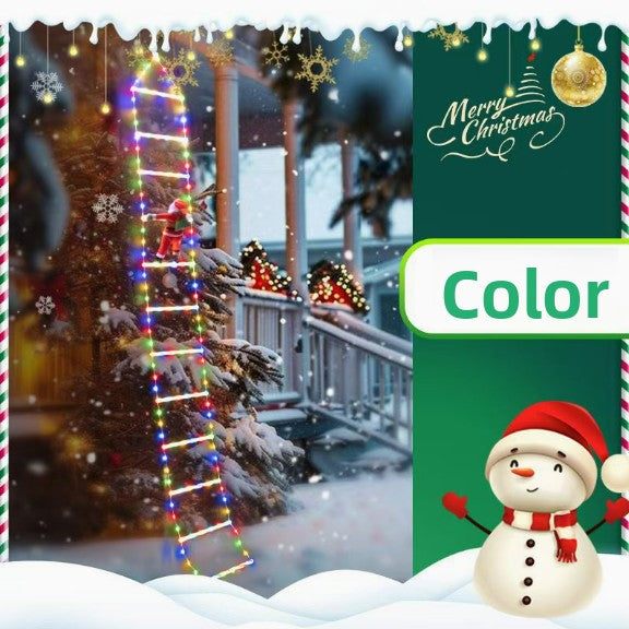 Santa Claus LED Ladder Light for Christmas Decoration