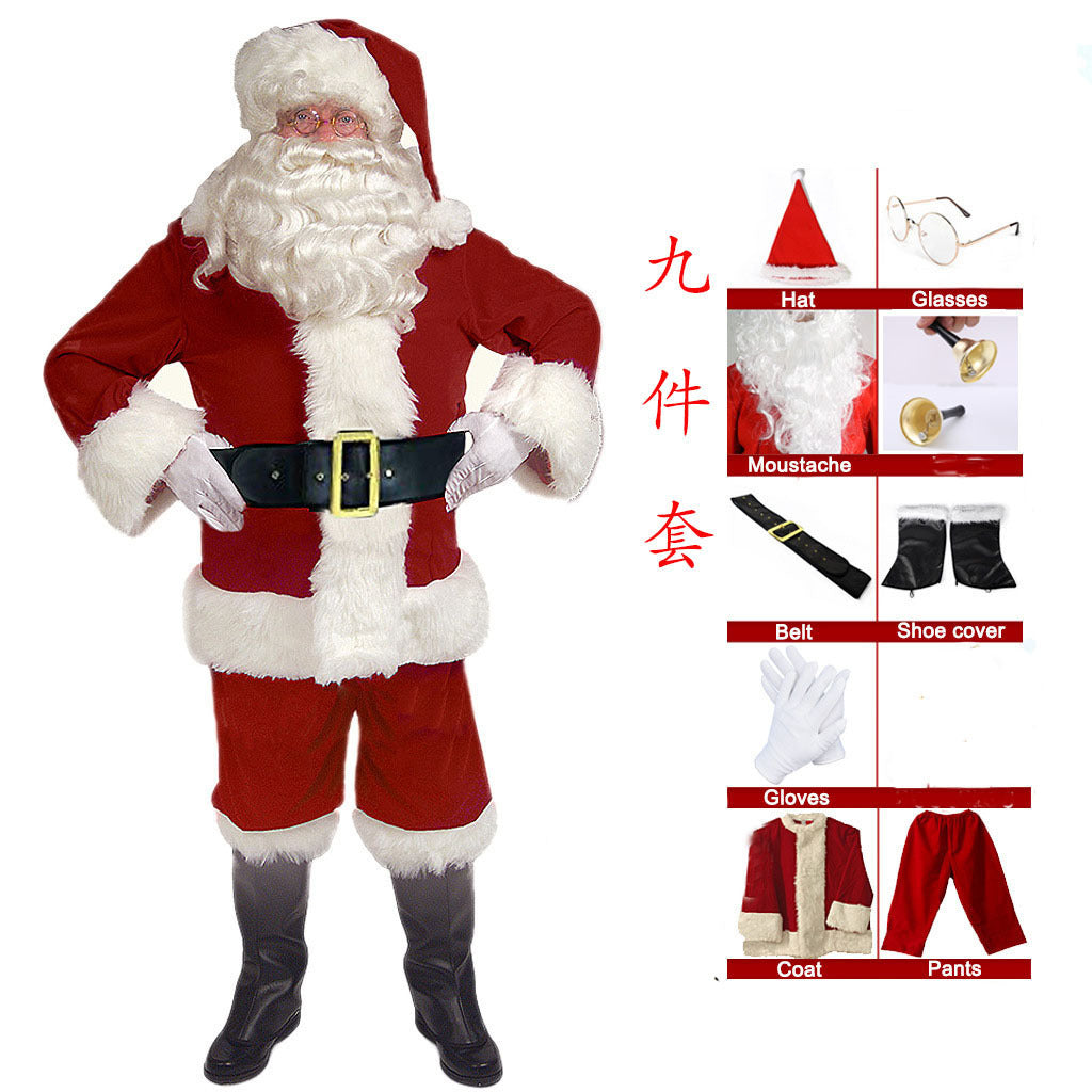 Santa Claus performance costume set