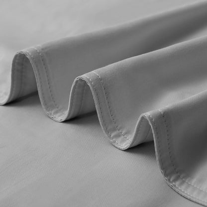 Satin Bamboo Fiber Bedding Set with Vintage Wash
